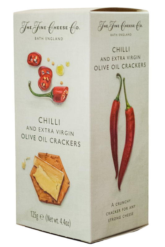 Chilli and extra virgin olive oil crackers