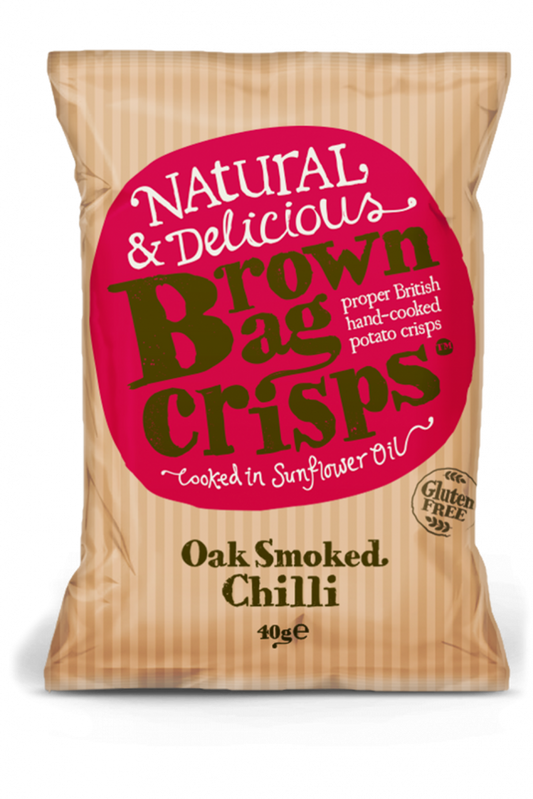 Oak Smoked Chilli Crisps 40g